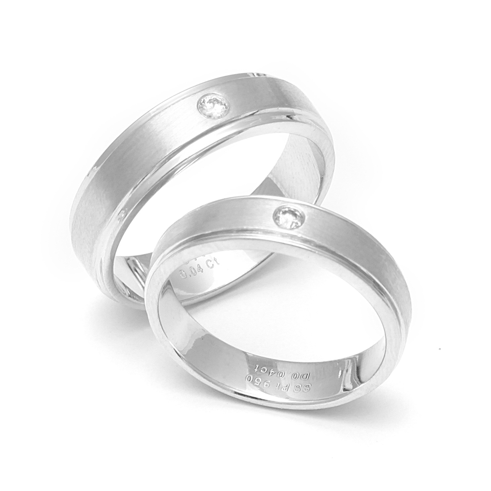 Platinum Love Bands | Platinum Couple Bands